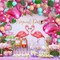 124 Pcs Tropical Flamingo Balloon Arch Garland Kit 40" Flamingo Balloons Hot Pink Confetti Balloons Tropical Palm Leaves 4 Tools Hawaiian Luau Birthday Wedding Baby Shower Party Decorations Supplies